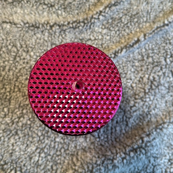 New Barbie Pink Chrome Studded Starbucks Tumbler - Picture 2 of 3